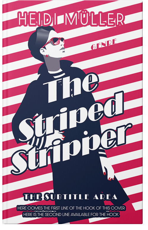 Front view of Bunting #28405 - Premade Chick Lit Book Cover