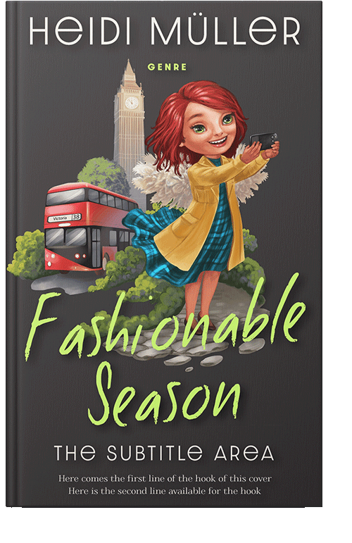 Front view of Lunar Green #28406 - Premade Travel Book Cover