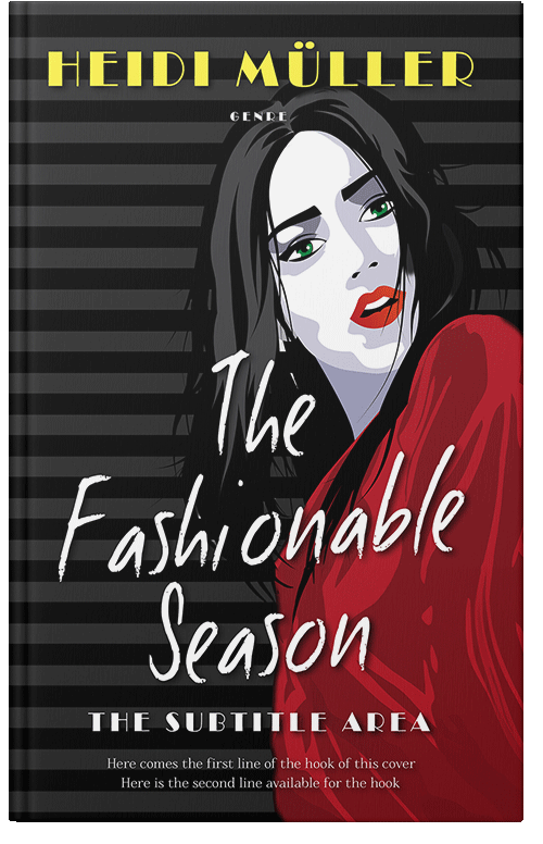 Front view of Cod Gray #28407 - Premade Abstract Book Cover