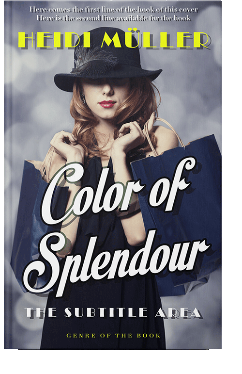 Front view of Ebony Clay #28419 - Premade Literary Fiction Book Cover