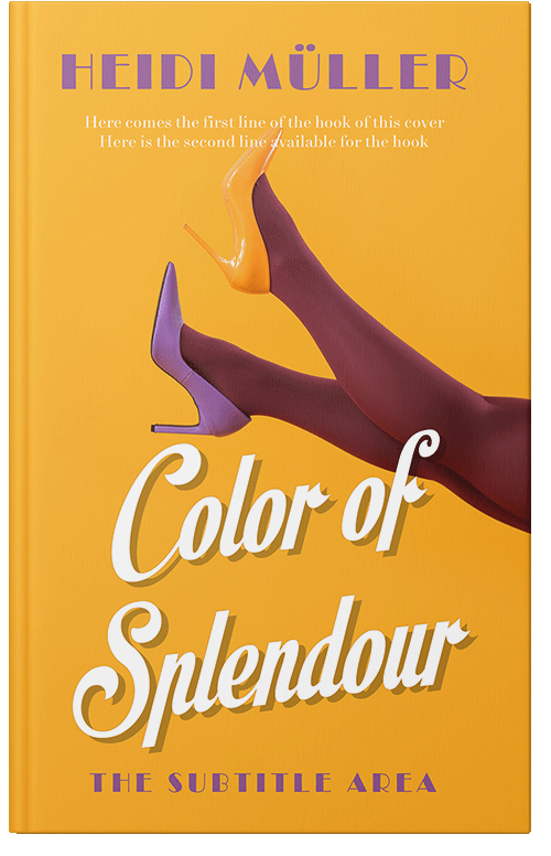 Front view of Saffron #28422 - Premade Business Book Cover