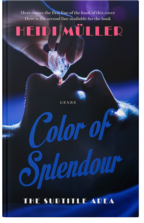 Front view of Ebony #28431 - Premade Erotica Book Cover