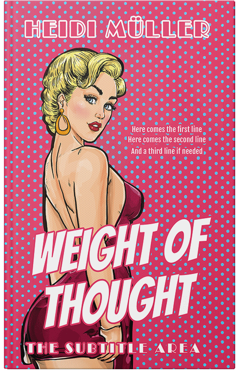 Front view of Cerise Red #28435 - Premade Erotica Book Cover