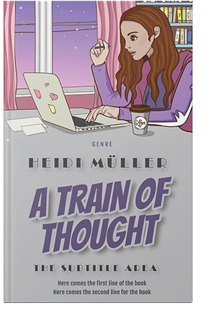 Pre Made Book Cover Pale Slate