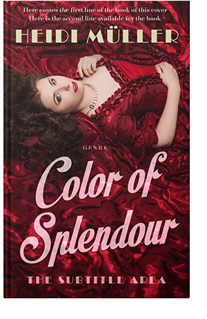 Pre Made Book Cover Bulgarian Rose