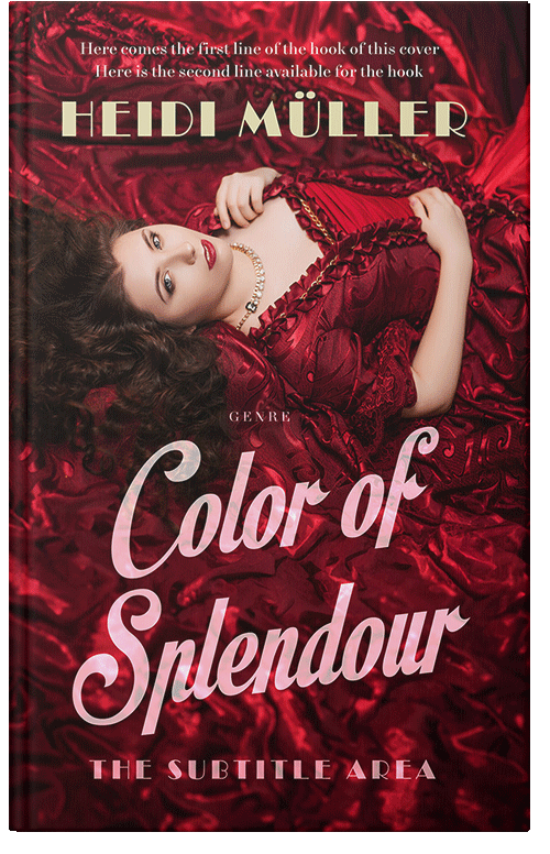 Front view of Premade Historical Book Cover - Bulgarian Rose