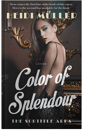 Pre Made Book Cover Cocoa Brown