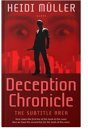 Pre Made Book Cover Dark Burgundy