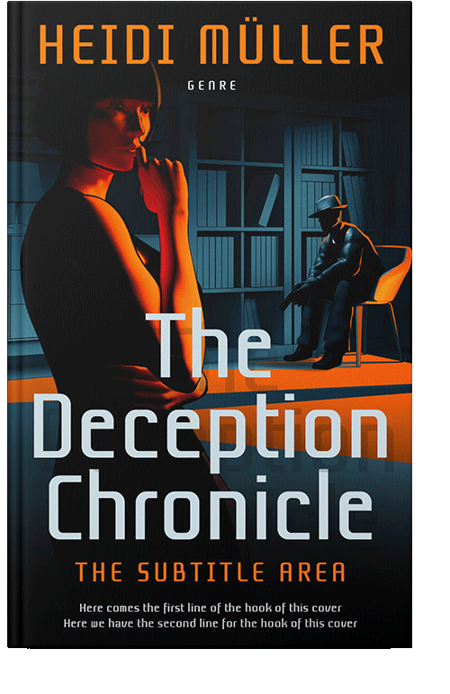 Front view of Copperfield #28450 - Premade Mystery & Thriller & Suspense Book Cover