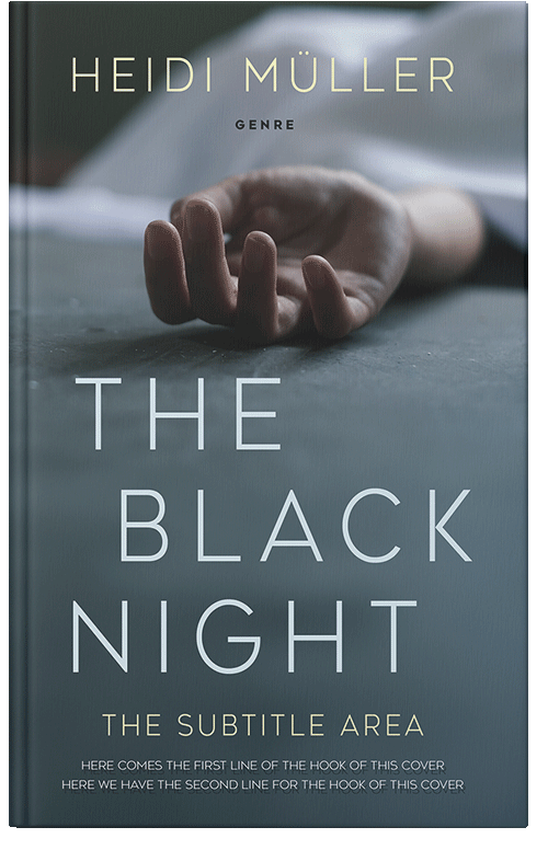 Front view of Premade Mystery & Thriller & Suspense Book Cover - Shuttle Gray