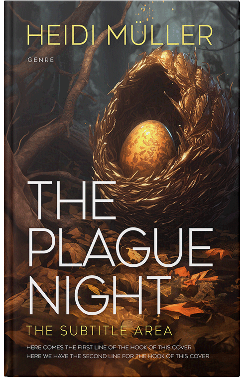 Front view of Eclipse #28461 - Premade Fantasy Book Cover