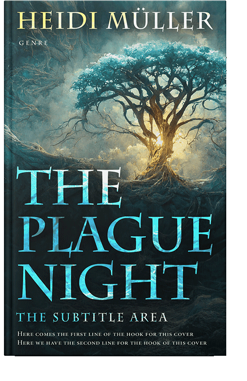 Front view of Foggy Gray #28463 - Premade Fantasy Book Cover