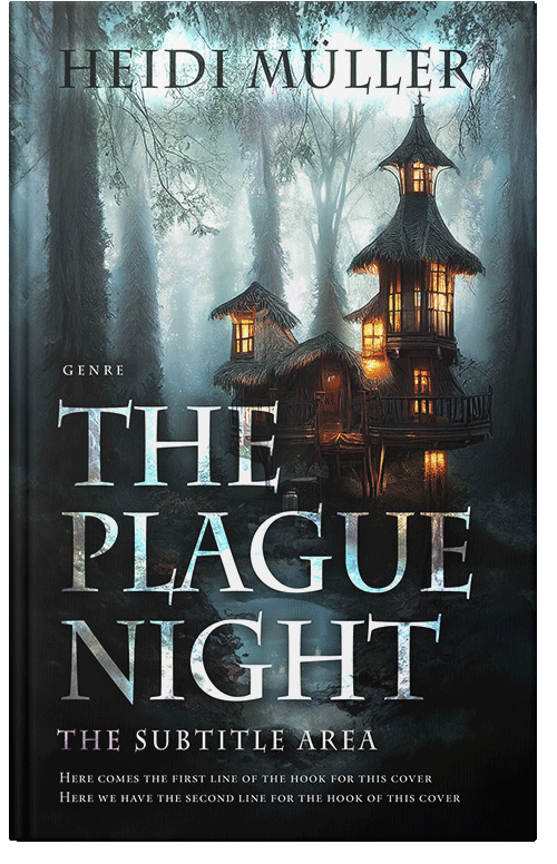 Front view of Conch #28464 - Premade Fantasy Book Cover