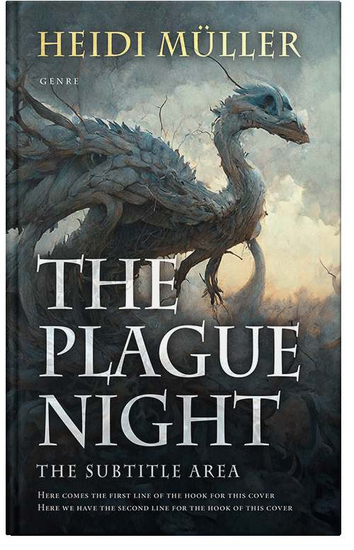 Front view of Premade Fantasy Book Cover - Outer Space