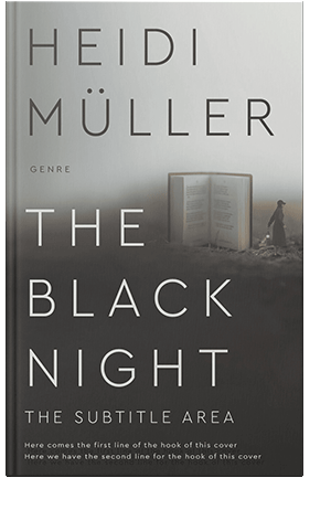 Pre Made Book Cover Quill Gray