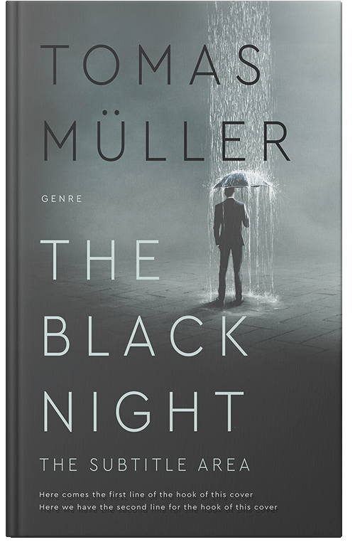 Front view of Abbey #28471 - Premade Abstract Book Cover