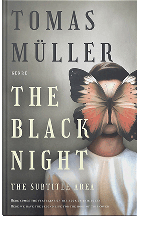 Pre Made Book Cover Natural Gray