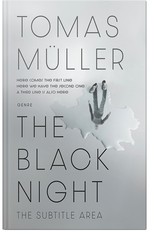 Front view of Iron #28476 - Premade Abstract Book Cover