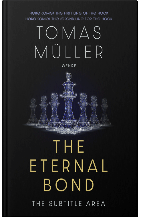 Front view of Premade Business Book Cover - Cinder