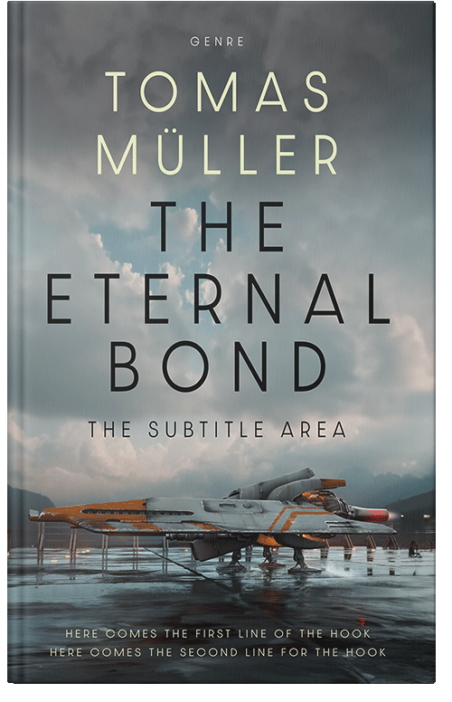 Front view of Premade Science Fiction Book Cover - Oslo Gray