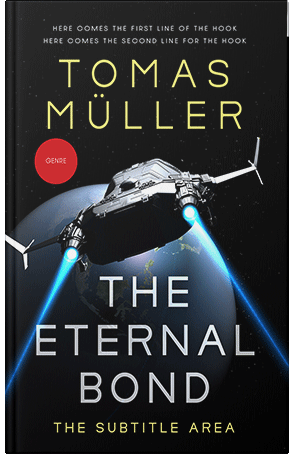 Pre Made Book Cover Soft Amber