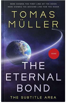 Pre Made Book Cover Ebony