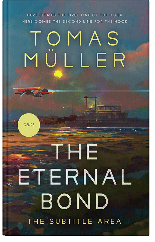 Front view of Cape Cod #28495 - Premade Science Fiction Book Cover