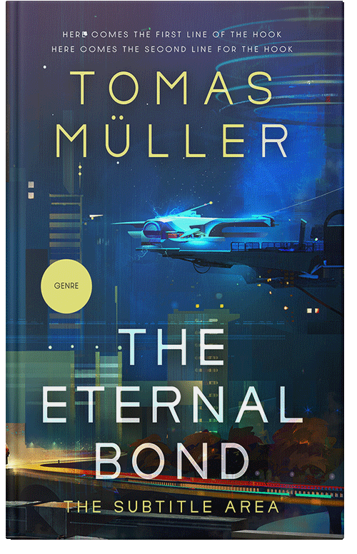 Front view of Cloud Burst #28496 - Premade Science Fiction Book Cover