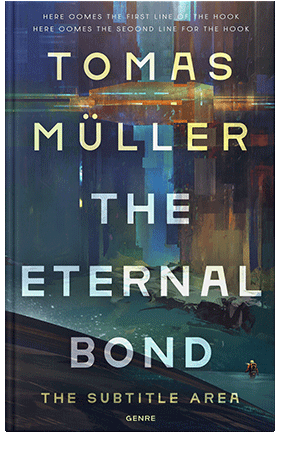 Pre Made Book Cover Bright Gray