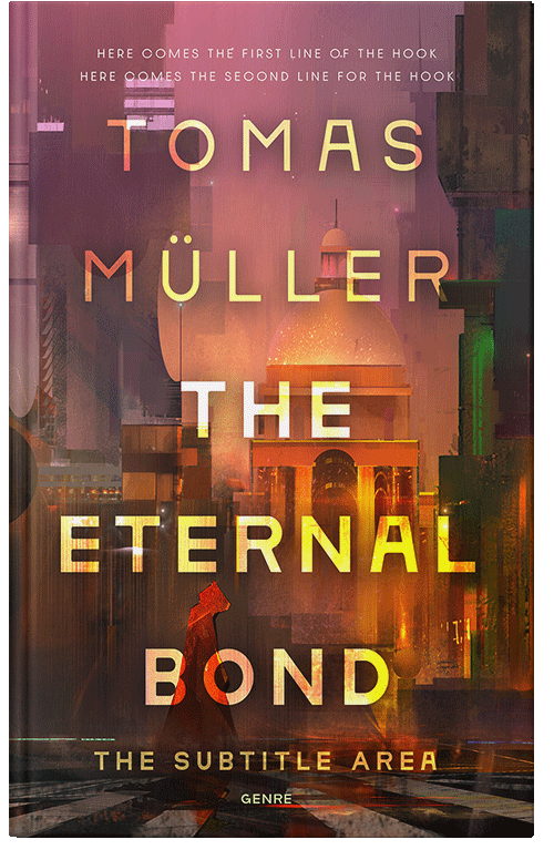 Front view of Premade Science Fiction Book Cover - Spice