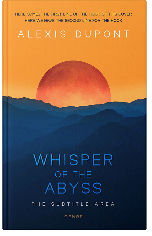 Front view of Premade Horror Book Cover - Sea Buckthorn