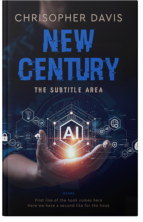 Front view of Vulcan #28515 - Premade Science Fiction Book Cover