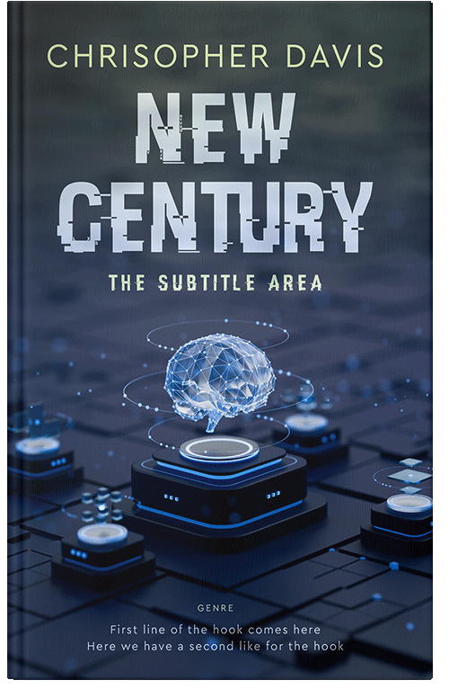 Front view of Premade Business Book Cover - Cloud Burst