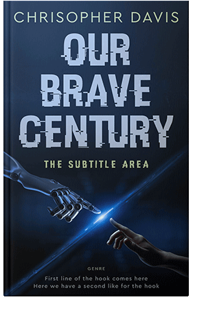 Pre Made Book Cover Black Pearl