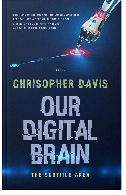 Front view of Deep Cove #28521 - Premade Science Fiction Book Cover