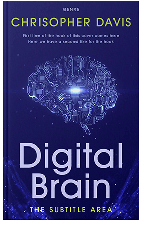 Pre Made Book Cover Gulf Blue