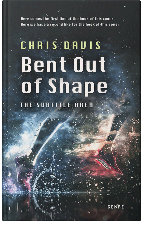 Front view of Outer Space #28525 - Premade Health & Dieting & Fitness Book Cover