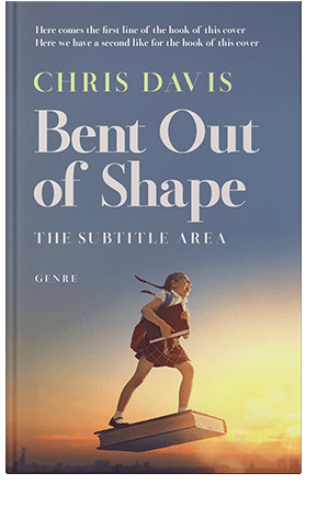 Pre Made Book Cover Pale Sky