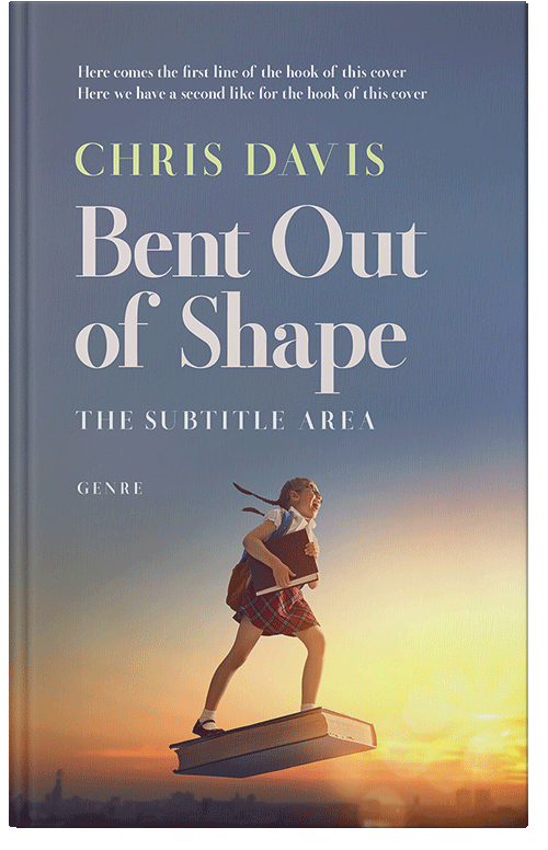 Front view of Pale Sky #28527 - Premade Education Book Cover