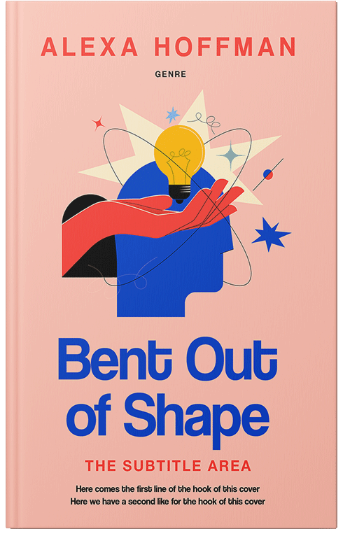 Front view of Apricot Peach #28533 - Premade Self-Improvement & Self-Help Book Cover