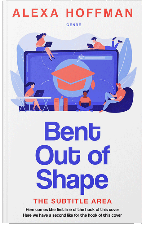 Front view of Beauty Bush #28534 - Premade Business Book Cover