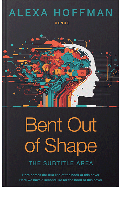 Front view of Baltic Sea #28539 - Premade Abstract Book Cover