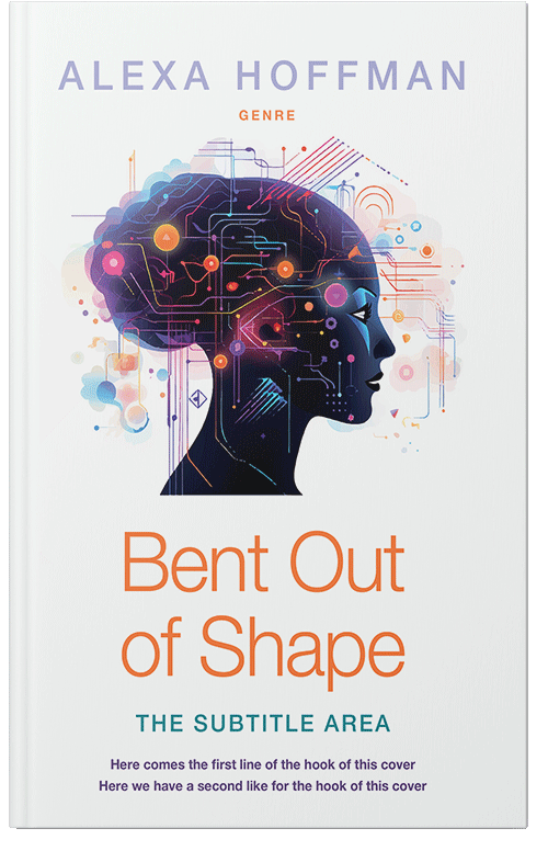 Front view of Ebony Clay #28540 - Premade Business Book Cover