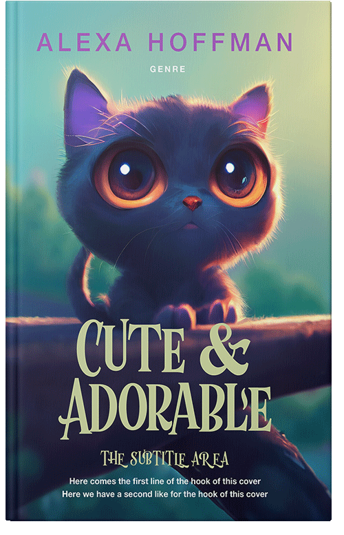 Front view of Coral Reef #28543 - Premade Children's Book Cover