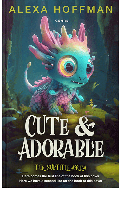 Front view of Outer Space #28549 - Premade Fantasy Book Cover