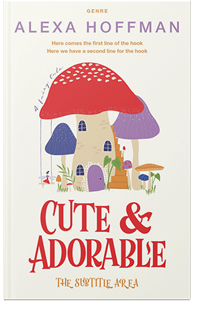 Pre Made Book Cover Spring Wood