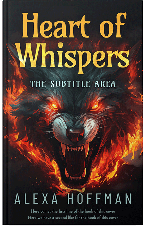 Front view of Raw Sienna #28557 - Premade Fantasy Book Cover