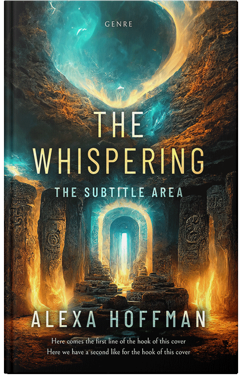 Front view of Premade Fantasy Book Cover - Tacha