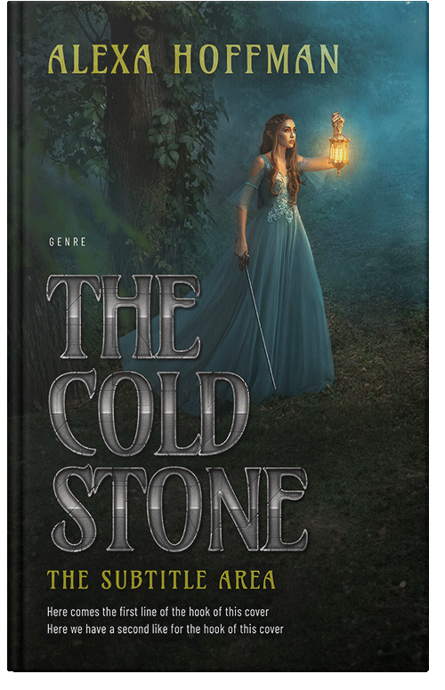 Front view of Outer Space #28583 - Premade Fantasy Book Cover