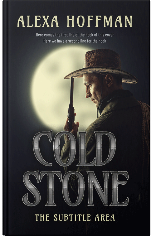 Front view of Green Mist #28591 - Premade Western Book Cover